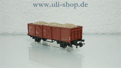 Märklin H0 Hochbordwagen der DB mit Ladung Wechselstrom