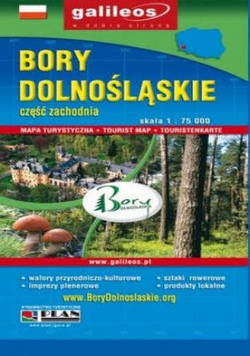 Bory Dolnośląskie Część zachodnia Mapa Galileos praca zbiorowa