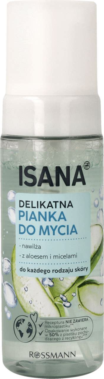 ISANA Pianka Do Mycia Twarzy Delikatna 150 Ml Drogeria Rossmann Pl