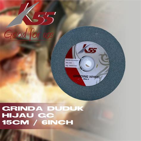 Jual Last Stock K55 Batu Grinda Duduk Hijau 6 GC PEDISTAL GRINDING