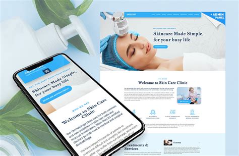 Dermatology Website Template For Clinic Motocms