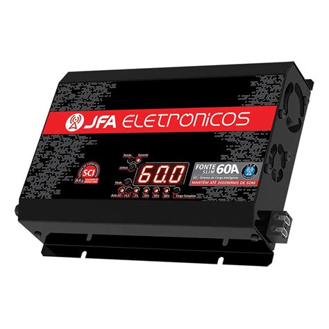 Fonte Carregador Bateria Jfa A Bivolt Automatico Display No Shoptime