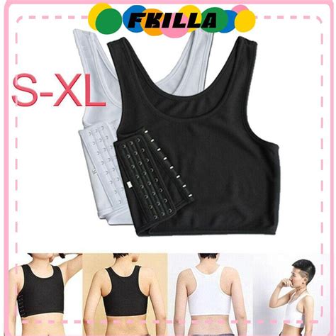 Fki Corset Reinforced Chest Shaper Breast Binder Lesbian Tomboy Shopee Philippines