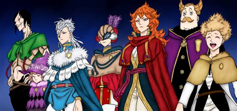 Black Clovers Captains Of The Magic Knight Squads Black Clover Manga