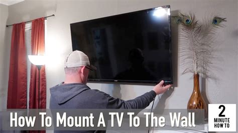 How To Mount A Tv To The Wall With No Studs Simple And Easy Youtube