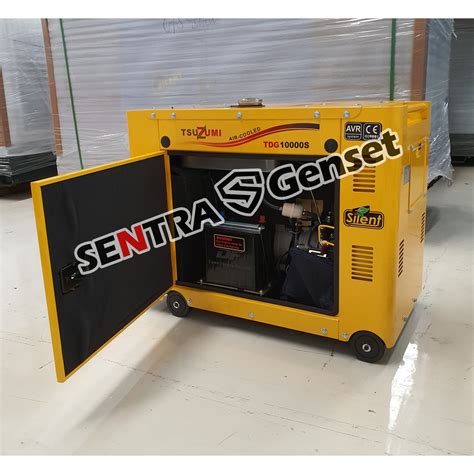 Jual Genset Silent 8 Kva 1 Phase 6500 Watt Tsuzumi TDG 10000 S Japan