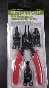 Pittsburgh Snap Ring Pliers With Interchangeable Heads Item 60531 EBay