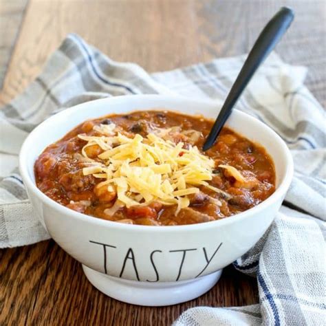 Spicy Five Bean Chili With Steak And Sausage