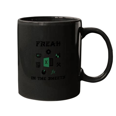 Excel Freak In The Sheets Mugs Sold By Elseisnewvintage Sku