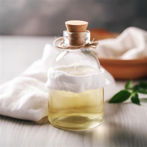 Premium Photo A Bottle Of Olive Oil Sits On A Table Next To A White