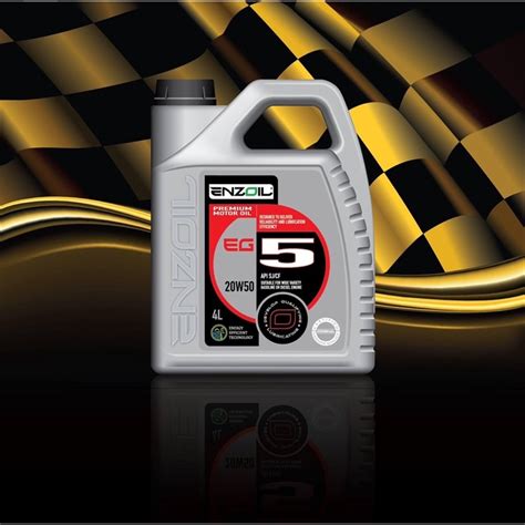 Enzoil EG5 SAE 20W 50 API SJ CF Engine Oil 1 Liter 4 Liter Shopee