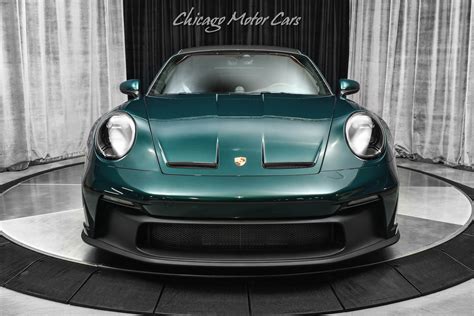 Used 2022 Porsche 911 Gt3 Coupe Only 971 Miles Pts Jet Green Metallic Stunning Spec Loaded