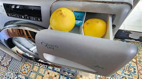 Comment Nettoyer Le Tiroir Lessive Du Lave Linge Avec Du Citron