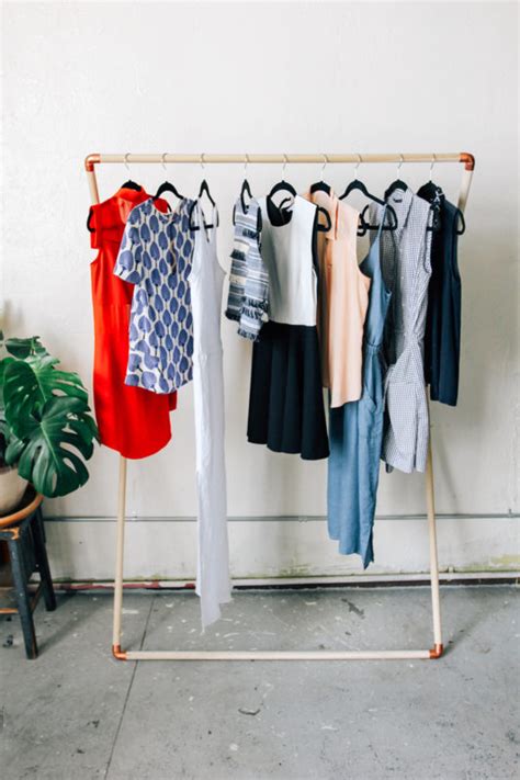 31 DIY Clothing Rack Ideas to Conveniently Increase Storage Space