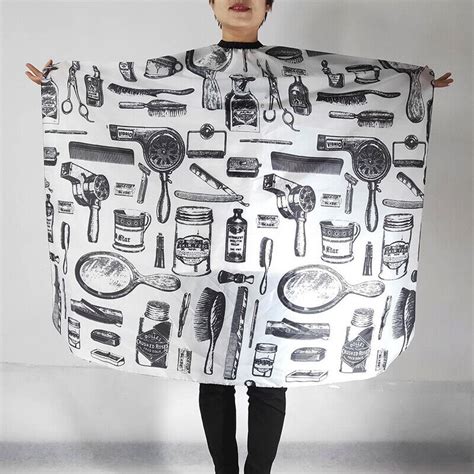 Adult Hairdressing Cape Hair Cutting Gown Barber Cape Waterproof Apron