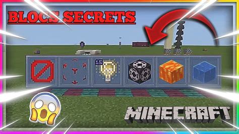 Avoir Des Blocs Secrets Sur Minecraft Bedrock Tuto Commande Block