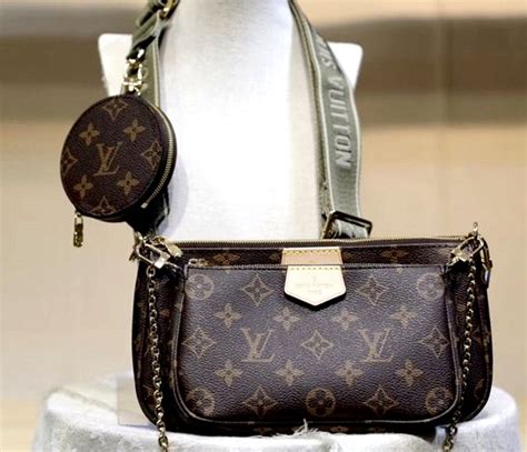 Bolsa Louis Vuitton Multi Pochette Accessoires em 100 Couro Autêntico