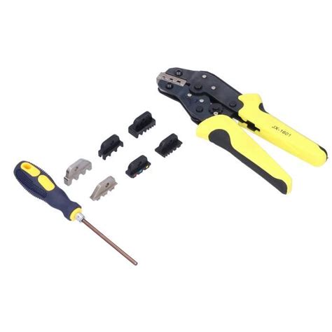 VBESTLIFE Pince à sertir Kit d outils de sertissage de fil 4 en 1 pince