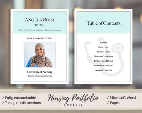 Nursing Portfolio Template