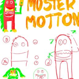 How To Draw A Cartoon-Monster - A Step By Step Drawing Guide – Custom ...