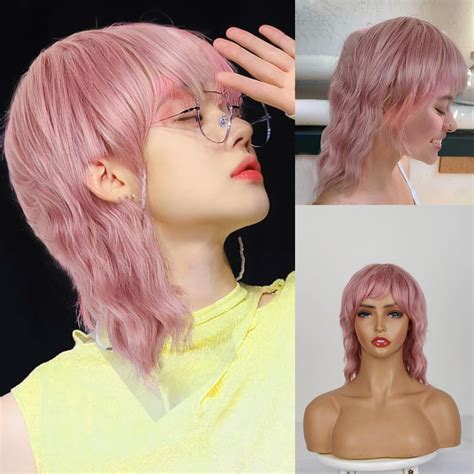 Amazon Cinhoo Short Curly Wavy Mullet Wigs For Women Messy Wolf