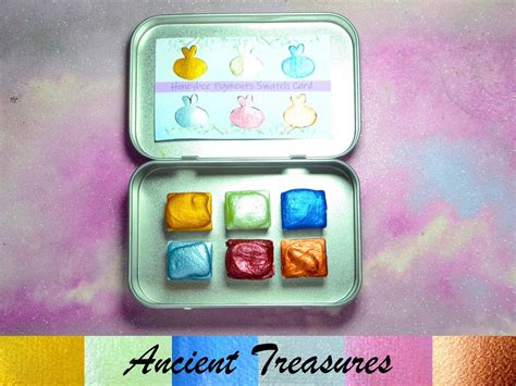 Ancient Treasures Handmade Shimmer Watercolour Paint Set Honeybee