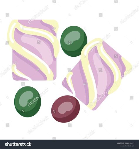 Fruit Bubblegum Icon Cartoon Vector Chew Bubble Royalty Free Stock Vector 2340283417