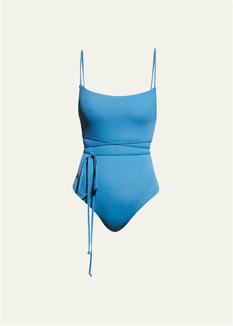 Anemos The K M Tie Cheeky One Piece Swimsuit Bergdorf Goodman