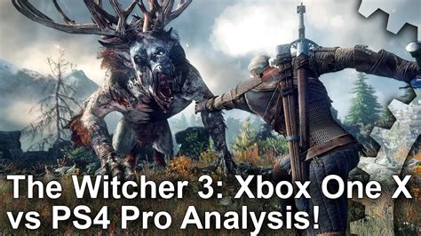 K The Witcher Xbox One X Vs Ps Pro Graphics Comparison Frame