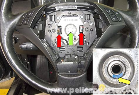 Bmw E60 5 Series Steering Wheel And Driver Airbag Replacement 2003 2010 Pelican Parts