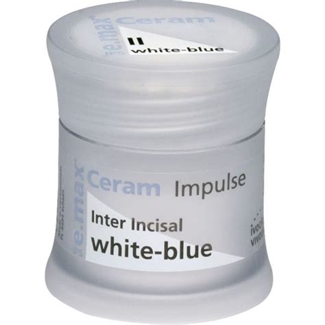 Ivoclar Vivadent Ips E Max Ceram Impulse Inter Incisalmasse Blau Wei