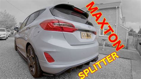 Maxton Design Full Splitter Kit Ford Fiesta Mk St Home Install