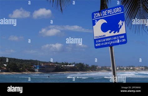 Tsunami warning sign beach Stock Videos & Footage - HD and 4K Video ...