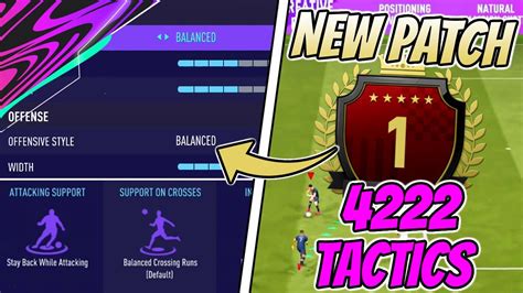 FIFA 21 SUPER OVERPOWERED 4222 PRO PLAYER CUSTOM TACTICS INSTRUCTIONS