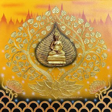 Elegant Golden Buddha Canvas Painting | Original Art Gallery