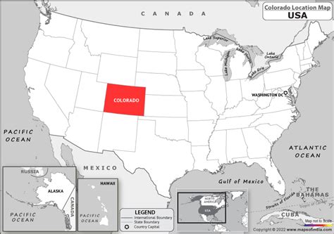 Where is Colorado Located in USA? | Colorado Location Map in the United ...