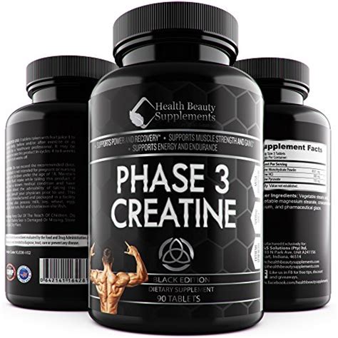 Anabolic Creatine Monohydrate Black Edition Best Lab Tested Creatine ...