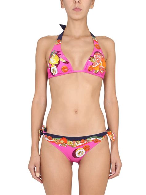 Dolce And Gabbana Triangle Bikini Multicolor Editorialist