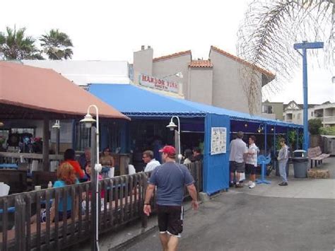 Harbor Fish Cafe In Carlsbad CA Great Fish Chips On A Patio With