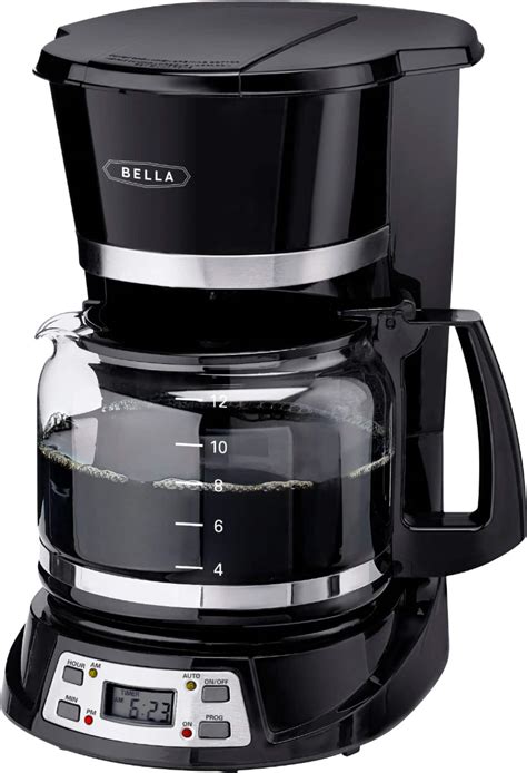 Customer Reviews: Bella 12-Cup Programmable Coffee Maker Black 14830