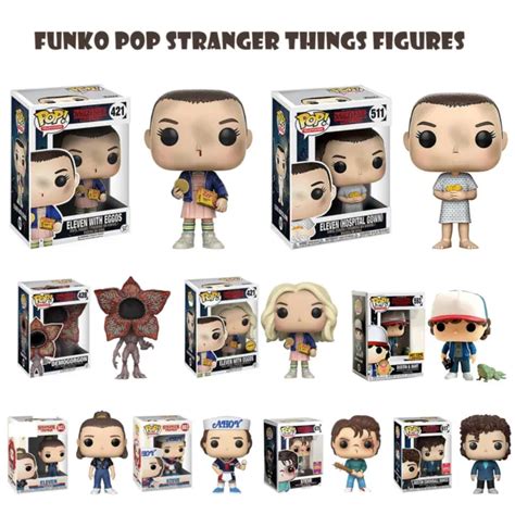 Funko Pop Stranger Things Steve Dustin Eleven Demogorgon Vinyl Action