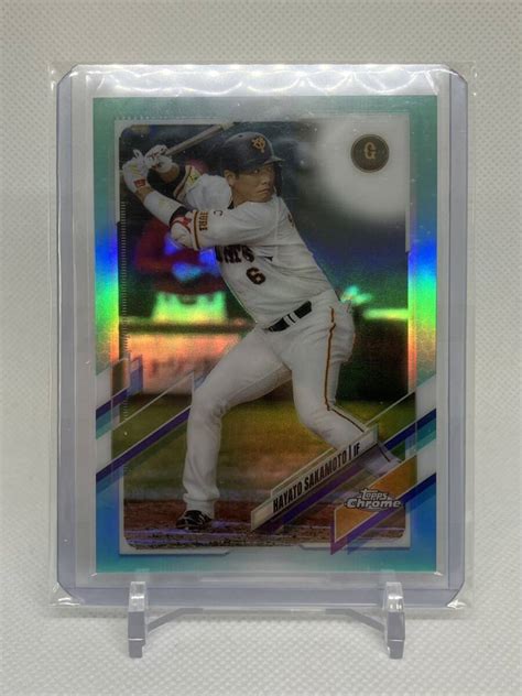 Yahooオークション 199枚限定 初年度版 坂本 勇人2021 Topps Chrome