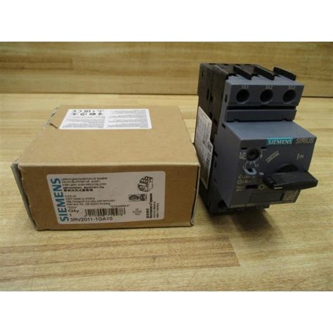 Siemens 3RV2011 1GA10 Circuit Breaker 3RV20111GA10 Mara Industrial