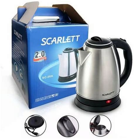 Scarlett Stainless Steel Scarlet Electric Kettle For Multipurpose