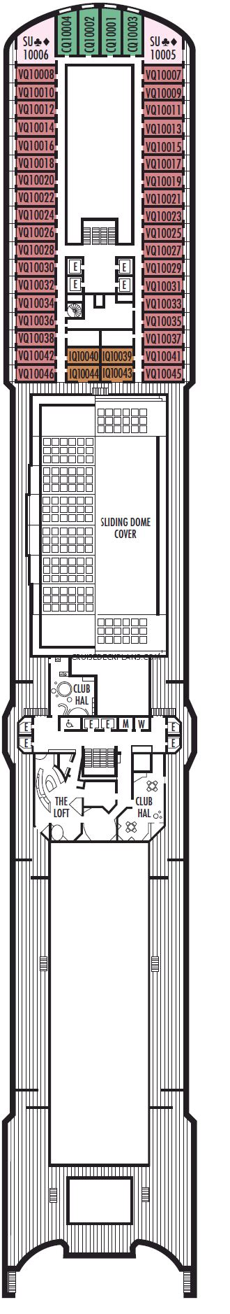 Eurodam Verandah Deck Plans