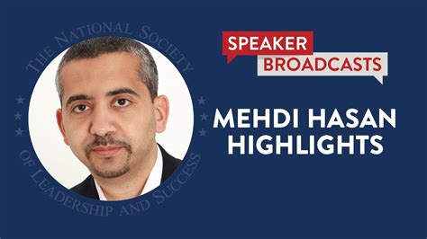 Mehdi Hasan On Storytelling Influencing Public Speaking And More