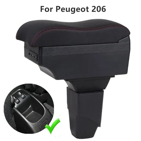 Bo Te D Accoudoir En Cuir Pour Voiture Gradu E 206 Console Centrale