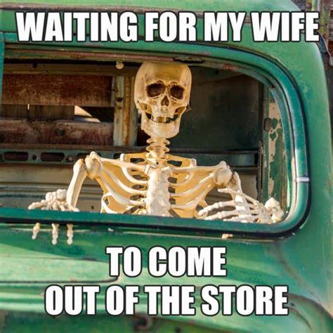 25 Funny Skeleton Waiting Memes That Will Make You Laugh