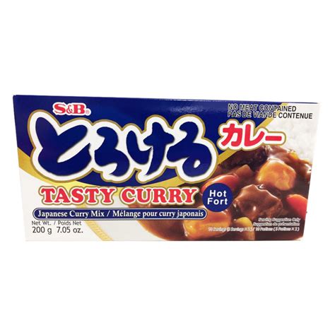 S B Japanese curry mix hot 辣味咖喱酱 g