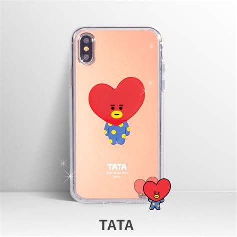 V テヒョン テテ タタ Tata Bt21 公式グッズ Bts 防弾少年団 バンタン スマホケース Galaxy Note9 ミラー ケース